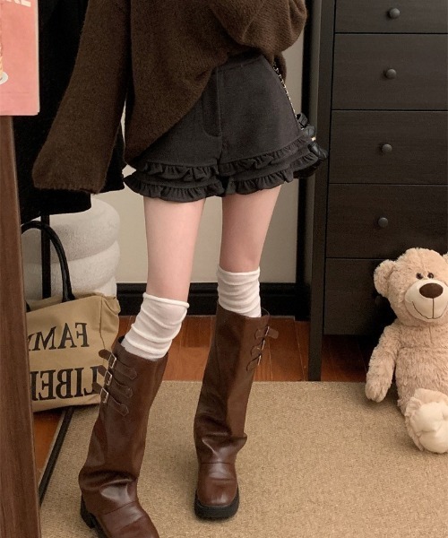 Ritzy(リッツィー)の「フリルデザイン ショートパンツ(その他パンツ・レディース・グレー/ブラック・L/M)」の22枚目の写真