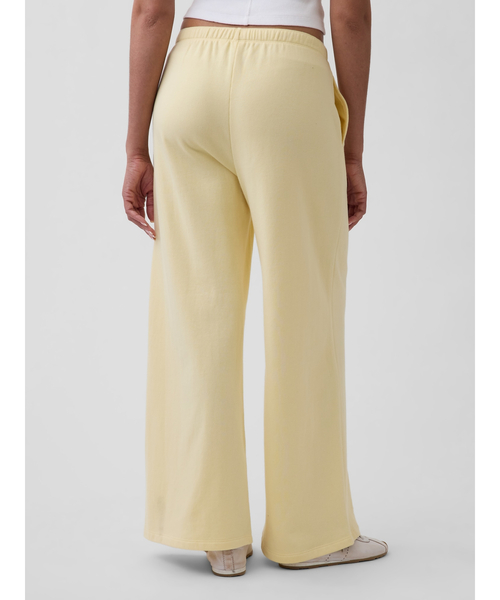 GAP(ギャップ)の「GAPロゴ フレンチテリー ワイドパンツ(スウェットパンツ・レディース・ブラック/グレー/オフホワイト/イエロー/ピンク/ブルー/レッド/ブルー系その他2/グリーン系その他4・XS/S/M/L/XXS)」の12枚目の写真
