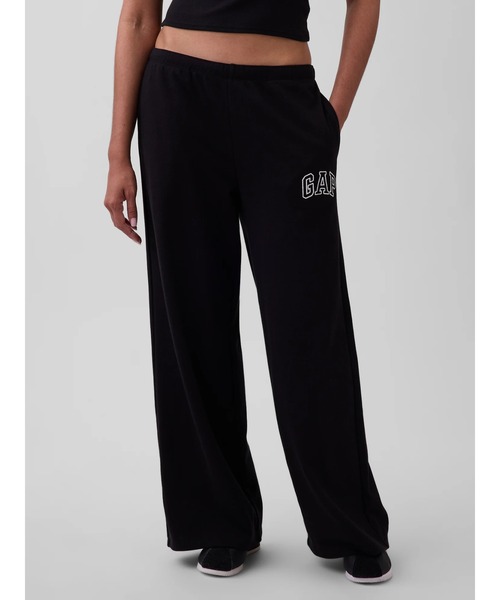 GAP（ギャップ）の「GAPロゴ フレンチテリー ワイドパンツ（スウェットパンツ・レディース・ブラック/グレー/オフホワイト/イエロー/ピンク/ブルー・XS/S/M/L/XXS）」の14枚目の写真