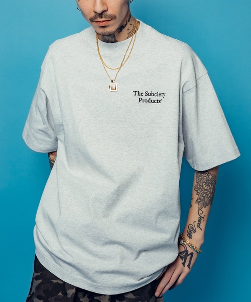 Subciety(サブサエティ)の「Products tee(Tシャツ/カットソー・メンズ・ブラック/ホワイト/アッシュ・SMALL/MEDIUM/LARGE/X-LARGE)」の2枚目の写真
