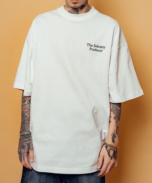 Subciety(サブサエティ)の「Products tee(Tシャツ/カットソー・メンズ・ブラック/ホワイト/アッシュ・SMALL/MEDIUM/LARGE/X-LARGE)」の7枚目の写真