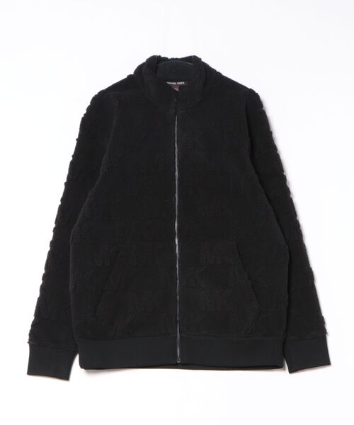 セール】MKエンボスロゴ シェルパ モックネック ジップアップ ブルゾン