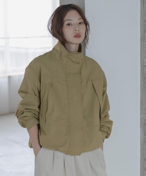 撥水スタンドカラーナイロンブルゾン（ナイロンジャケット）｜URBAN