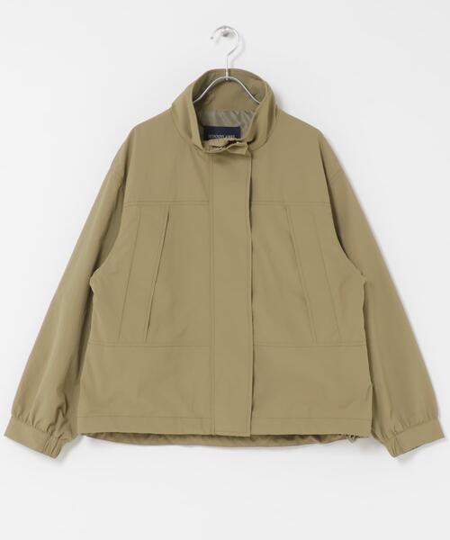 URBAN RESEARCH Sonny Label(アーバンリサーチサニーレーベル)の「撥水スタンドカラーナイロンブルゾン(ナイロンジャケット・レディース・ベージュ系その他/ホワイト系その他/ブラック・FREE)」の12枚目の写真