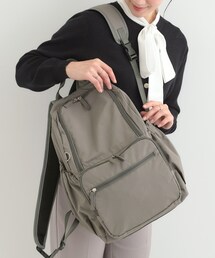 SHOO・LA・RUE（シューラルー）の「【撥水/13ポケット】ワンタッチショルダー 自立リュック（バックパック/リュック）」