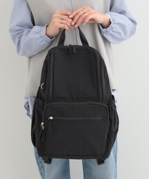 SHOO・LA・RUE（シューラルー）の「【撥水/13ポケット】ワンタッチショルダー 自立リュック（バックパック/リュック）」