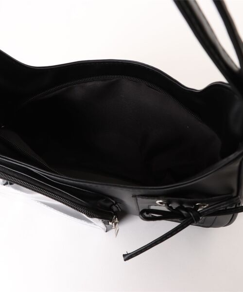 VIBGYOR（ヴィブジョー）の「oshipic/推し活 クリアポケット付き 見せる推し活 ミニショルダーバッグ S0033（ショルダーバッグ・レディース・ホワイト/レッド/ブラック/シルバー・FREE）」の12枚目の写真