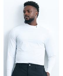 AIRIT（アイリット）の「モックネック LS ベースレイヤー AM1208 WH（Tシャツ/カットソー）」