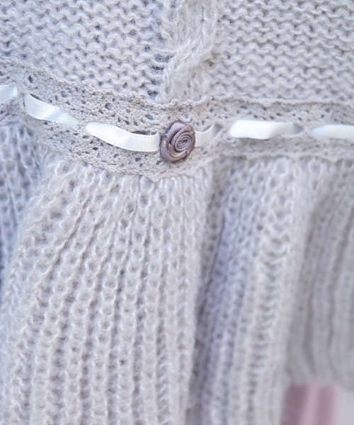 axes femme(アクシーズファム)の「ふわふわモヘアニットケープ(カーディガン/ボレロ・レディース・ピンク/モカ/キナリ・FREE)」の10枚目の写真