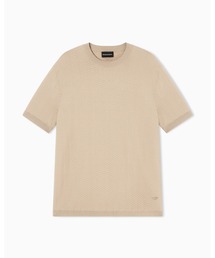 EMPORIO ARMANI | 【エンポリオ アルマーニ】Icon ASV セーター ビスコース混紡 シェブロンニット(ニット/セーター)