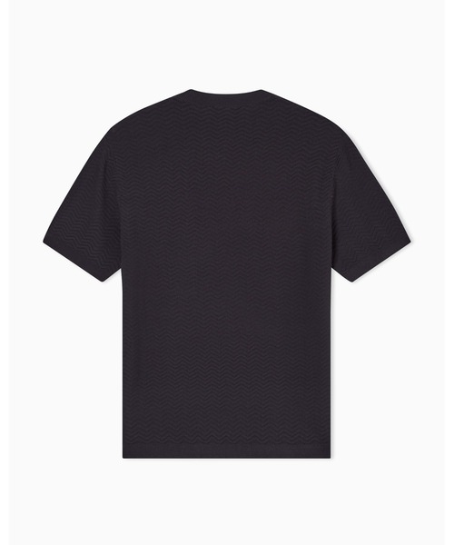 EMPORIO ARMANI（エンポリオアルマーニ）の「【エンポリオ アルマーニ】Icon ASV セーター ビスコース混紡 シェブロンニット（ニット/セーター・メンズ・ベージュ/ブラック系・X-SMALL/SMALL/MEDIUM/LARGE）」の3枚目の写真