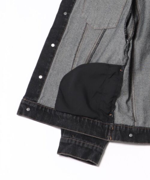 RVCA(ルーカ)の「RVCA/ルーカ ジャケット デニム BG043750(その他アウター・レディース・ライトインディゴブルー/ブラック・M/S)」の3枚目の写真