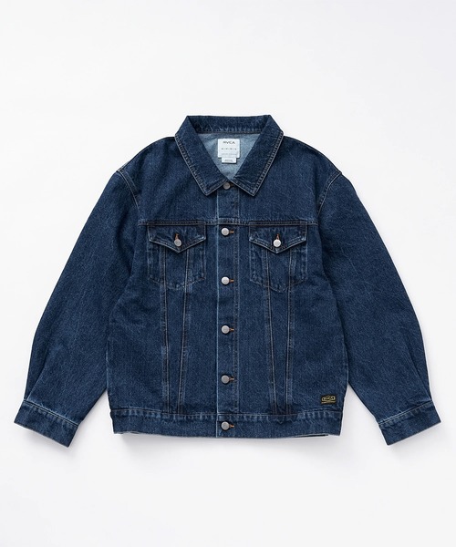 RVCA(ルーカ)の「RVCA/ルーカ ジャケット デニム BG043750(その他アウター・レディース・ライトインディゴブルー/ブラック・M/S)」の6枚目の写真