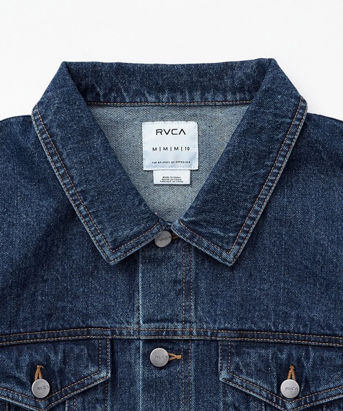 RVCA(ルーカ)の「RVCA/ルーカ ジャケット デニム BG043750(その他アウター・レディース・ライトインディゴブルー/ブラック・M/S)」の10枚目の写真
