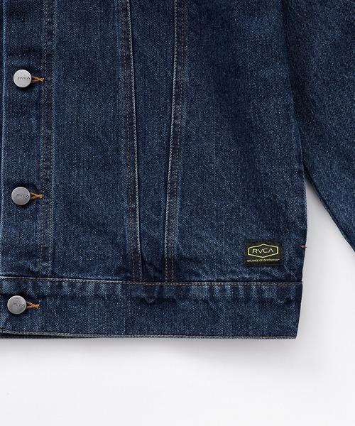RVCA(ルーカ)の「RVCA/ルーカ ジャケット デニム BG043750(その他アウター・レディース・ライトインディゴブルー/ブラック・M/S)」の13枚目の写真