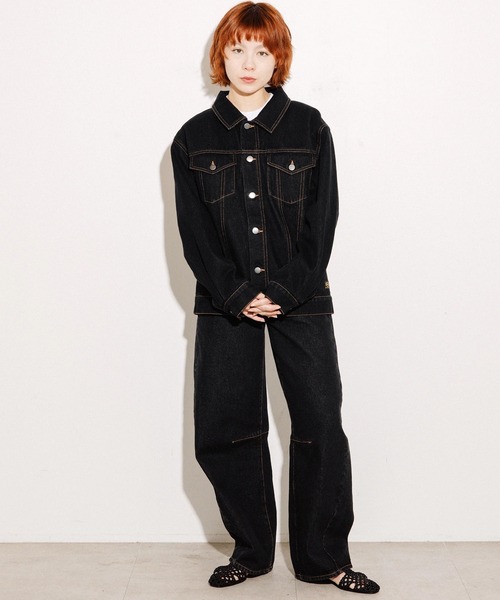 RVCA(ルーカ)の「RVCA/ルーカ ジャケット デニム BG043750(その他アウター・レディース・ライトインディゴブルー/ブラック・M/S)」の15枚目の写真