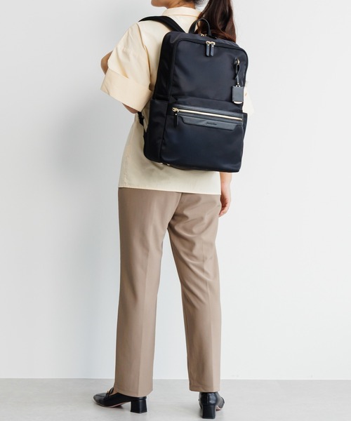 Jewelna Rose(ジュエルナローズ)の「リモハピ Vol.4 エアリィ B4/15.6インチPC収納 65631(バックパック/リュック・レディース・ブラック/ライトグレー/ダークグレー・FREE)」の5枚目の写真