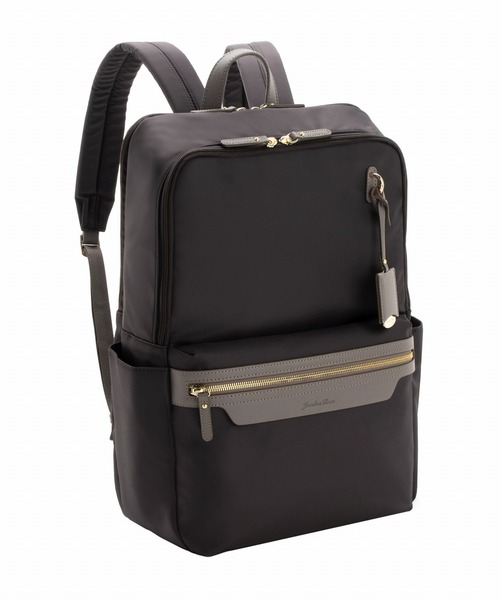 Jewelna Rose(ジュエルナローズ)の「リモハピ Vol.4 エアリィ B4/15.6インチPC収納 65631(バックパック/リュック・レディース・ブラック/ライトグレー/ダークグレー・FREE)」の8枚目の写真