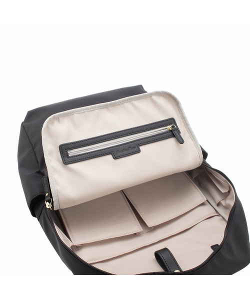 Jewelna Rose(ジュエルナローズ)の「リモハピ Vol.4 エアリィ B4/15.6インチPC収納 65631(バックパック/リュック・レディース・ブラック/ライトグレー/ダークグレー・FREE)」の18枚目の写真