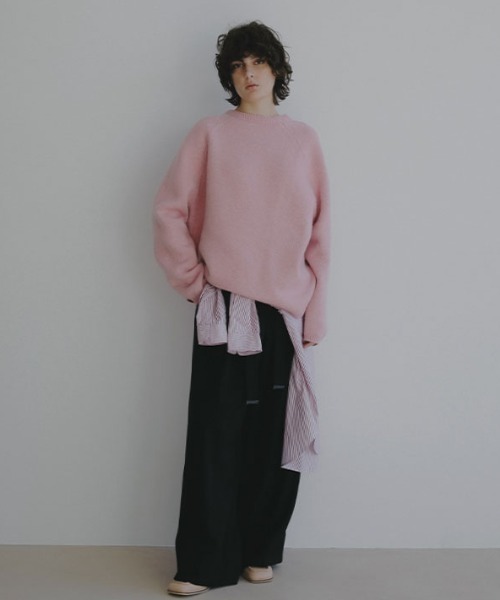 ETRE TOKYO（エトレトウキョウ）の「リバーシブルボックスニットプルオーバー（ニット/セーター・レディース・ピンク/オフホワイト/ブルー・FREE）」の4枚目の写真