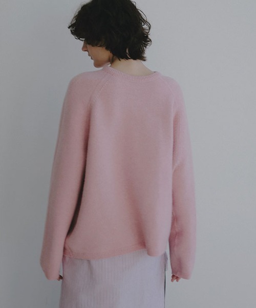 ETRE TOKYO（エトレトウキョウ）の「リバーシブルボックスニットプルオーバー（ニット/セーター・レディース・ピンク/オフホワイト/ブルー・FREE）」の8枚目の写真