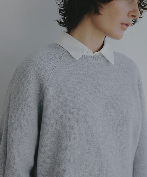 ETRE TOKYO（エトレトウキョウ）の「リバーシブルボックスニットプルオーバー（ニット/セーター・レディース・ピンク/オフホワイト/ブルー・FREE）」の15枚目の写真
