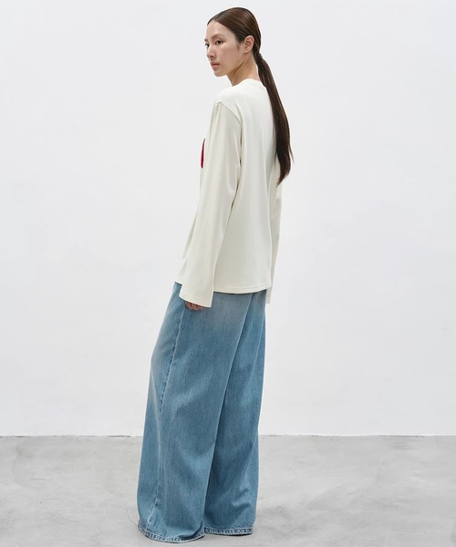 EIGHTHMONTH(エイスマンス)の「ホースモチーフトップス EM26s031【EIGHTHMONTH】(Tシャツ/カットソー・レディース・アイボリー/グレー・S/M)」の15枚目の写真