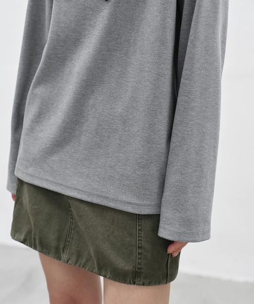 EIGHTHMONTH(エイスマンス)の「ホースモチーフトップス EM26s031【EIGHTHMONTH】(Tシャツ/カットソー・レディース・アイボリー/グレー・S/M)」の21枚目の写真
