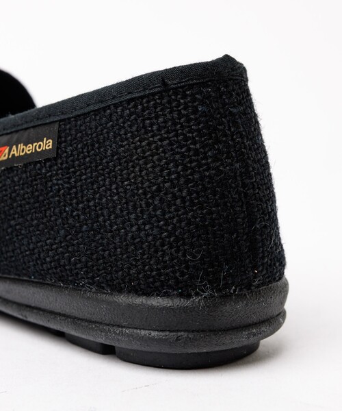 ALBEROLA（アルベローラ）の「【ALBEROLA / アルベローラ】ラフィア調 ビットローファー / フラットシューズ（ローファー・レディース・ブラック/ベージュ・24/23/22/25）」の18枚目の写真