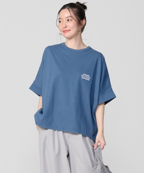 KRIFF MAYER Lady's Collection(クリフメイヤーレディースコレクション)の「【接触冷感・UVカット・吸水速乾】夏季GO! T(山)(Tシャツ/カットソー・レディース・ブラック/ブルー/オフホワイト/カラフル/レッド/ベージュ・LARGE/MEDIUM)」の10枚目の写真