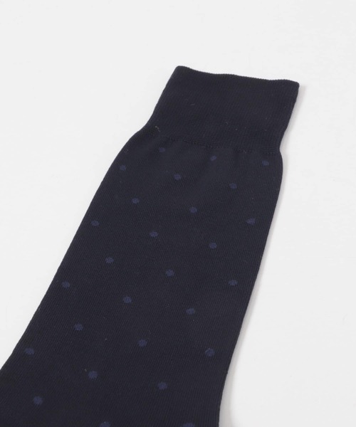 URBAN RESEARCH DOORS（アーバンリサーチドアーズ）の「LIFE STYLE TAILOR　ドット柄ドレスソックス（ソックス/靴下・メンズ・ネイビー/ブラウン/ブラック・-）」の8枚目の写真