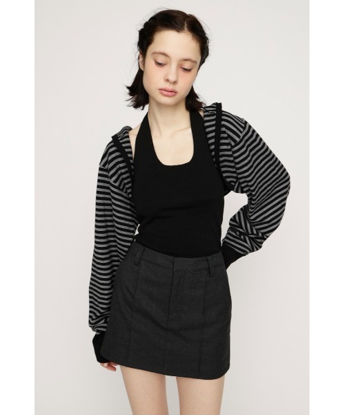 SLY（スライ）の「KNIT BOLERO ニットボレロ 春服（カーディガン/ボレロ・レディース・ブラック系その他2/レッド系その他・FREE）」の5枚目の写真