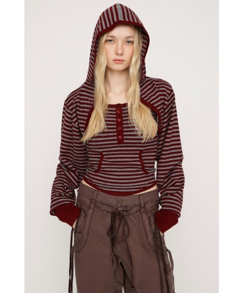 SLY（スライ）の「KNIT BOLERO ニットボレロ 春服（カーディガン/ボレロ・レディース・ブラック系その他2/レッド系その他・FREE）」の7枚目の写真