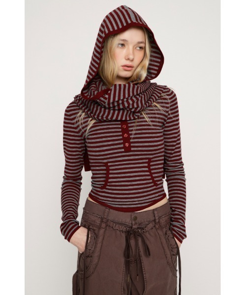 SLY（スライ）の「KNIT BOLERO ニットボレロ 春服（カーディガン/ボレロ・レディース・ブラック系その他2/レッド系その他・FREE）」の9枚目の写真