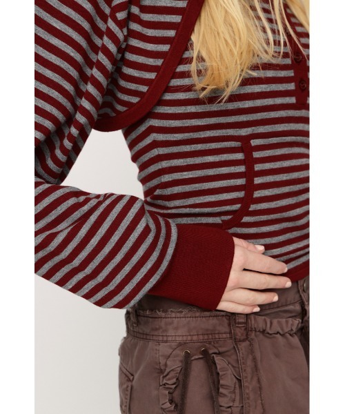 SLY（スライ）の「KNIT BOLERO ニットボレロ 春服（カーディガン/ボレロ・レディース・ブラック系その他2/レッド系その他・FREE）」の13枚目の写真