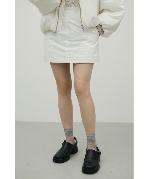 STYLEMIXER（スタイルミキサー）の「パディングミニスカート（スカート・レディース・ホワイト/ピンク/ブラック・SMALL/MEDIUM）」の10枚目の写真