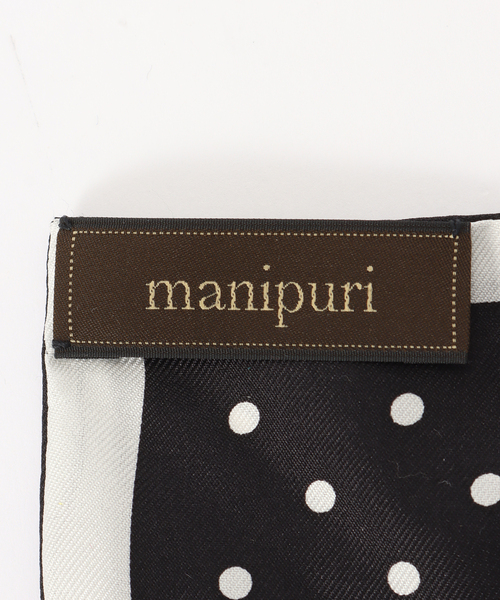 FRAMeWORK（フレームワーク）の「manipuri/マニプリ　三角W65 スカーフ 45*96（バンダナ/スカーフ・レディース・ブラック/ブラウン・FREE）」の15枚目の写真
