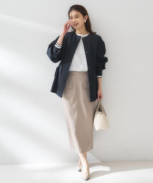 UNTITLED（アンタイトル）の「【ゆったり/洗える】クロップドニットプルオーバー（ニット/セーター・レディース・ホワイト/ライトグレー/ブルー/ホワイト系3/ネイビー系2・00/02/04/48/44）」の13枚目の写真