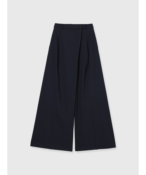 anuans(アニュアンス)の「アシメデザインワイドパンツ(その他パンツ・レディース・グレー/ベージュ/ネイビー・MEDIUM/SMALL)」の1枚目の写真