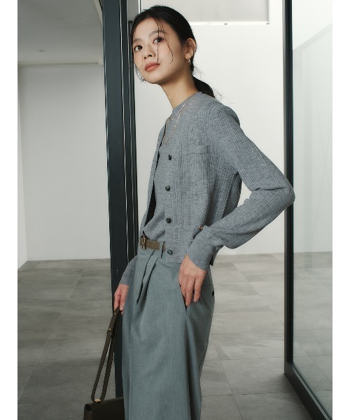 anuans(アニュアンス)の「アシメデザインワイドパンツ(その他パンツ・レディース・グレー/ベージュ/ネイビー・MEDIUM/SMALL)」の10枚目の写真