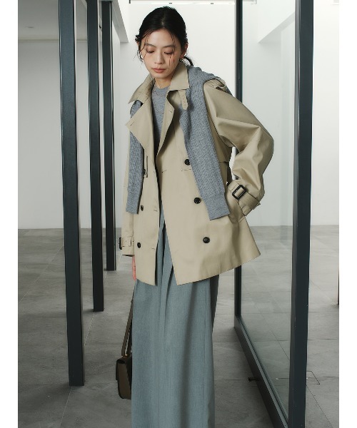 anuans(アニュアンス)の「アシメデザインワイドパンツ(その他パンツ・レディース・グレー/ベージュ/ネイビー・MEDIUM/SMALL)」の11枚目の写真