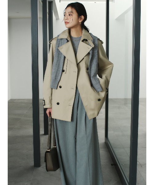 anuans(アニュアンス)の「アシメデザインワイドパンツ(その他パンツ・レディース・グレー/ベージュ/ネイビー・MEDIUM/SMALL)」の12枚目の写真