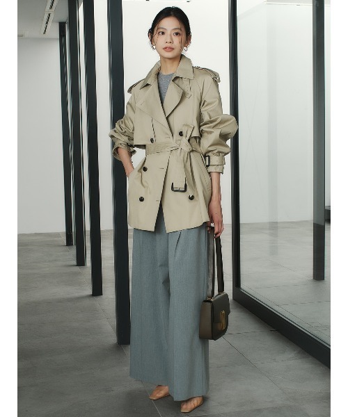 anuans(アニュアンス)の「アシメデザインワイドパンツ(その他パンツ・レディース・グレー/ベージュ/ネイビー・MEDIUM/SMALL)」の14枚目の写真