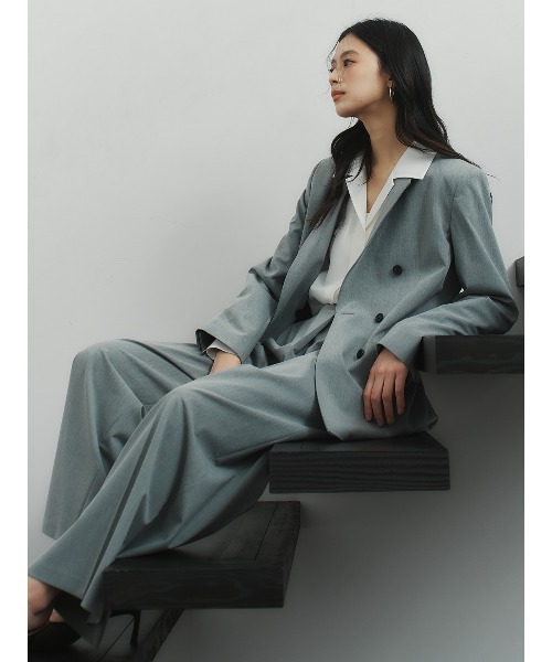 anuans(アニュアンス)の「アシメデザインワイドパンツ(その他パンツ・レディース・グレー/ベージュ/ネイビー・MEDIUM/SMALL)」の17枚目の写真