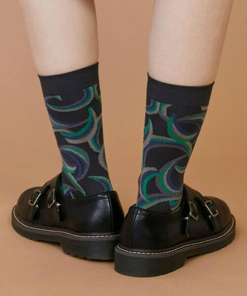 FRAPBOIS(フラボア)の「ウォーターサーフェスソックス(ソックス/靴下・レディース・オレンジ/チャコールグレー/アイボリー・FREE)」の11枚目の写真