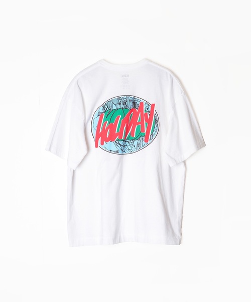 HOLIDAY（ホリデイ）の「SUPER FINE S/S T-SHIRT (CIRCLE LOGO) スーパーファインショートスリーブTシャツ (サークルロゴ)（Tシャツ/カットソー・レディース・ホワイト/ブラック・XL）」の2枚目の写真