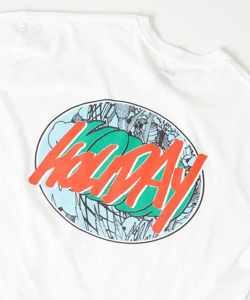 HOLIDAY（ホリデイ）の「SUPER FINE S/S T-SHIRT (CIRCLE LOGO) スーパーファインショートスリーブTシャツ (サークルロゴ)（Tシャツ/カットソー・レディース・ホワイト/ブラック・XL）」の7枚目の写真