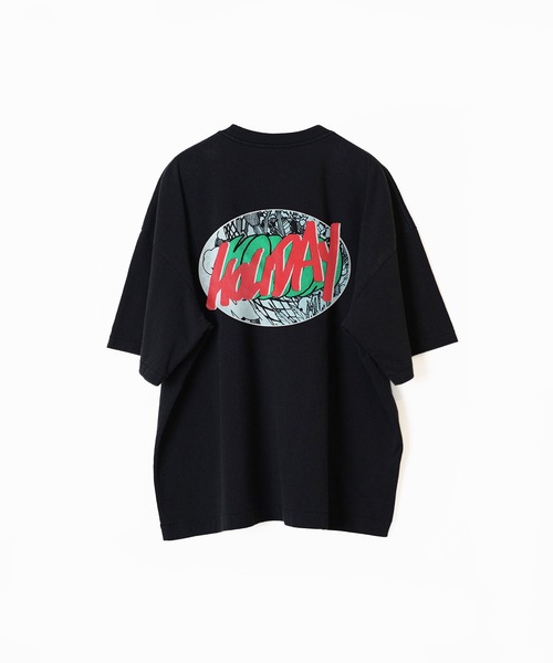 HOLIDAY（ホリデイ）の「SUPER FINE S/S T-SHIRT (CIRCLE LOGO) スーパーファインショートスリーブTシャツ (サークルロゴ)（Tシャツ/カットソー・レディース・ホワイト/ブラック・XL）」の5枚目の写真