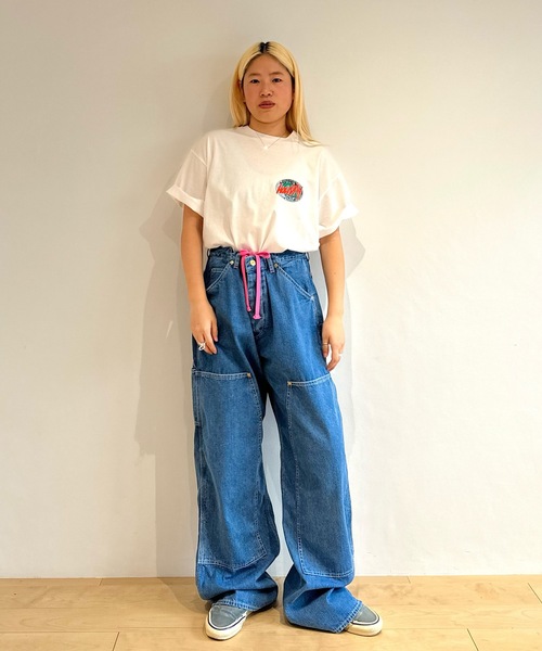 HOLIDAY（ホリデイ）の「SUPER FINE S/S T-SHIRT (CIRCLE LOGO) スーパーファインショートスリーブTシャツ (サークルロゴ)（Tシャツ/カットソー・レディース・ホワイト/ブラック・XL）」の10枚目の写真