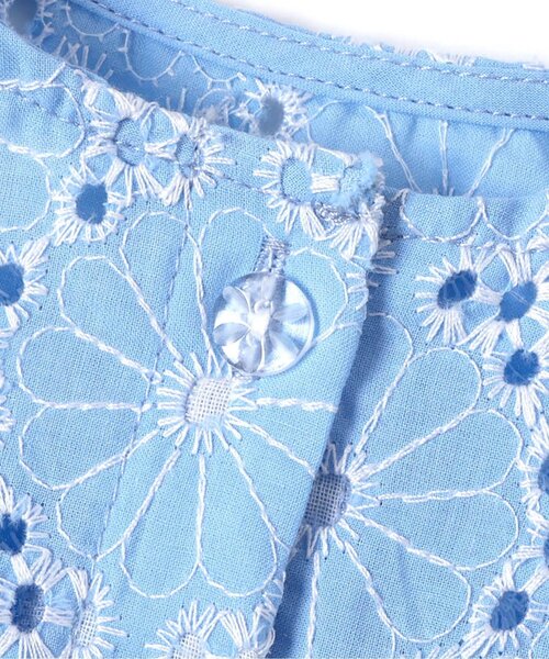 apres les cours（アプレレクール）の「【リンク】ラッフルフリルセットアップ（セットアップ・キッズ・ブルー/ピンク・130/120/110/100/90）」の6枚目の写真